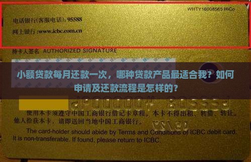 小额贷款每月还款一次，哪种贷款产品最适合我？如何申请及还款流程是怎样的？