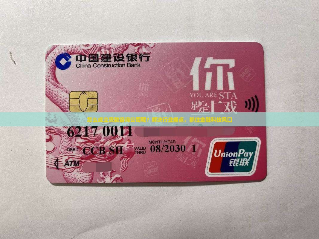 怎么成立贷款咨询公司呢？解决行业痛点，抓住金融科技风口