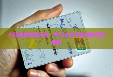 小额贷款审批无忧：热门必过平台哪些值得信赖