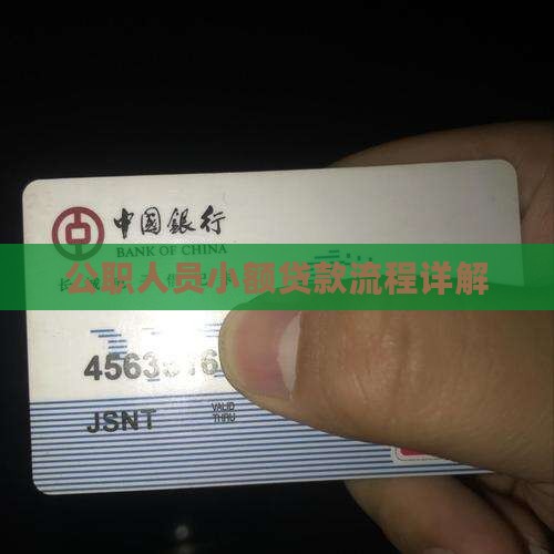 公职人员小额贷款流程详解