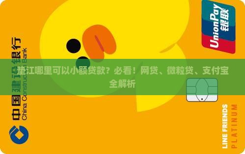 垫江哪里可以小额贷款？必看！网贷、微粒贷、支付宝全解析