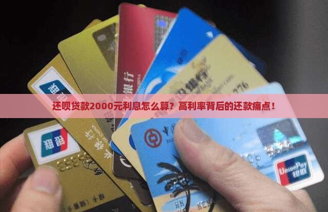 还呗贷款2000元利息怎么算？高利率背后的还款痛点！