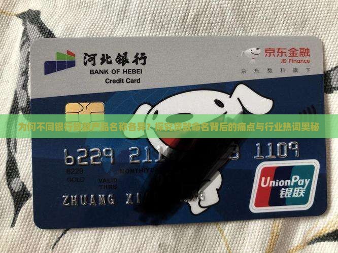 为何不同银行贷款产品名称各异？探究贷款命名背后的痛点与行业热词奥秘
