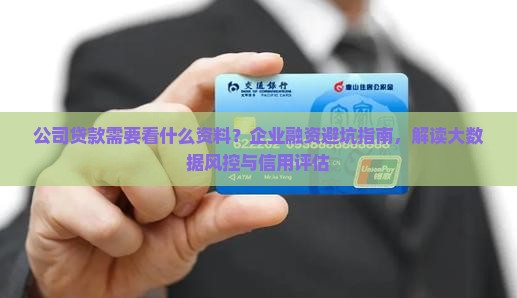 公司贷款需要看什么资料？企业融资避坑指南，解读大数据风控与信用评估