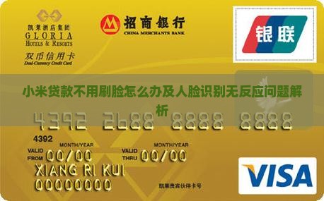 小米贷款不用刷脸怎么办及人脸识别无反应问题解析