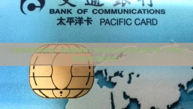小微贷款如何申请？有哪些条件？如何选择合适的银行和产品？利息和还款方式是怎样的？