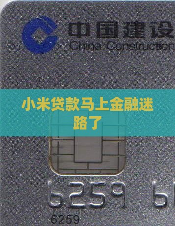 小米贷款马上金融迷路了