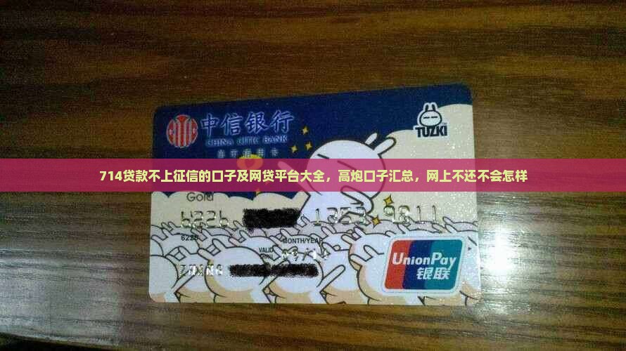 714贷款不上征信的口子及网贷平台大全，高炮口子汇总，网上不还不会怎样