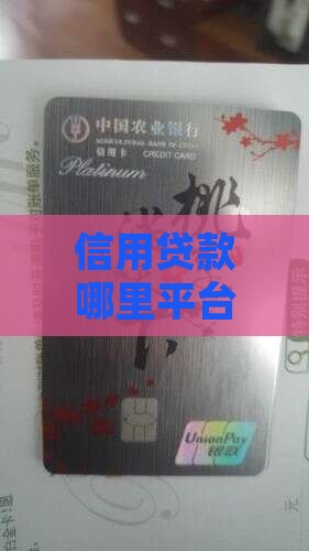 信用贷款哪里平台好申请额度高易通过