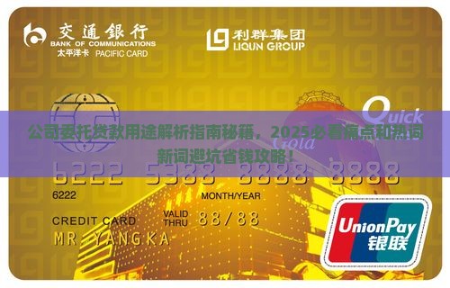 公司委托贷款用途