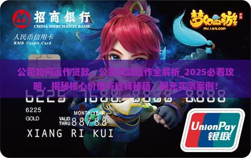 公司如何运作贷款