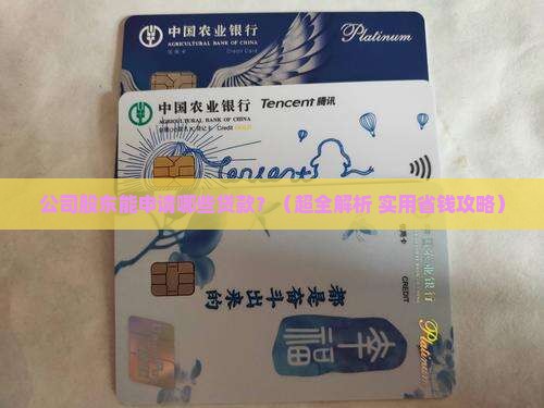 公司股东可以有哪些贷款