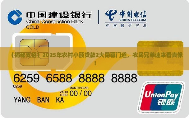 一小通小额贷款支农模式