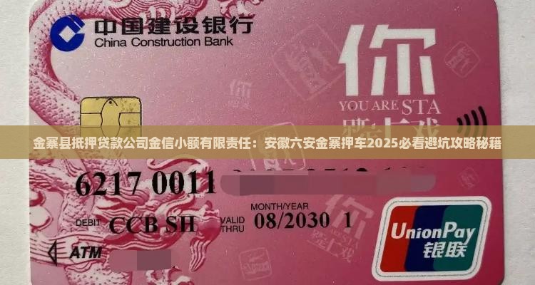 金寨县抵押车贷款公司
