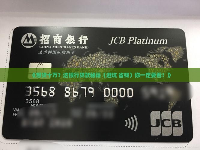 什么银行贷款十万