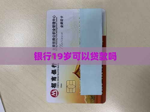 银行19岁可以贷款吗
