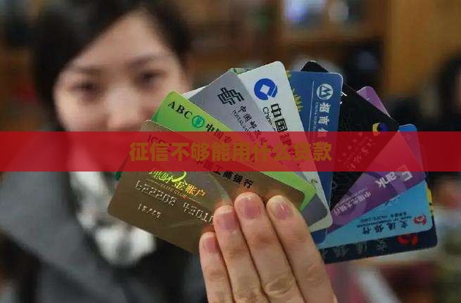 征信不够能用什么贷款
