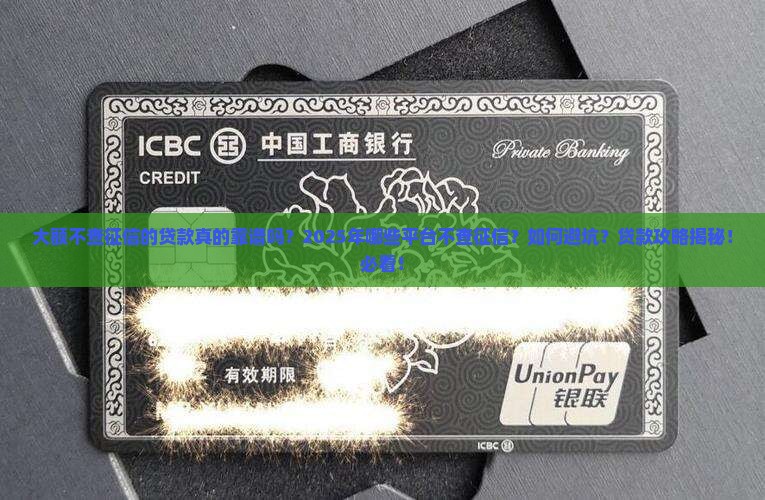 大额不查征信的贷款