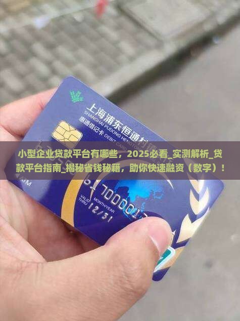 小型企业贷款平台有哪些