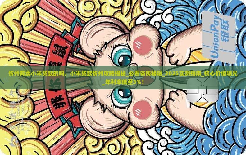 忻州有卖小米贷款的吗
