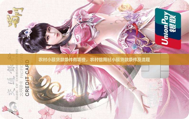 农村小额贷款条件