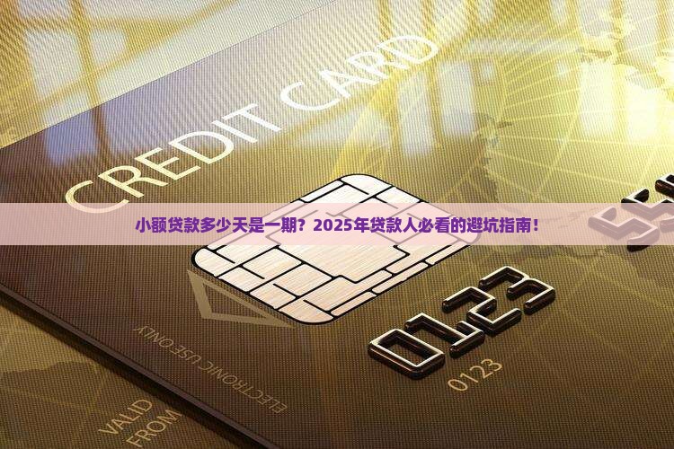 小额贷款多少天是一期