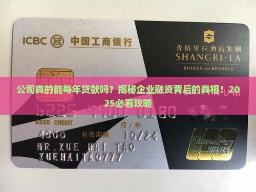 公司可以每年贷款吗