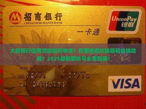 大额的银行信用贷款
