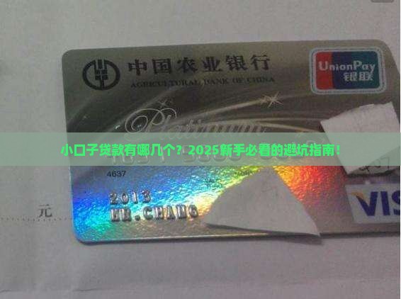 小口子贷款就有哪几个
