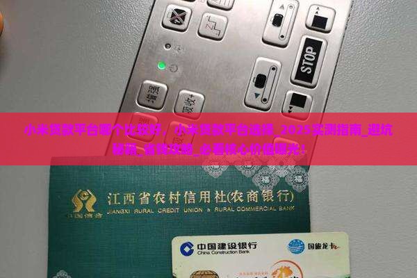 小米贷款平台哪个比较好