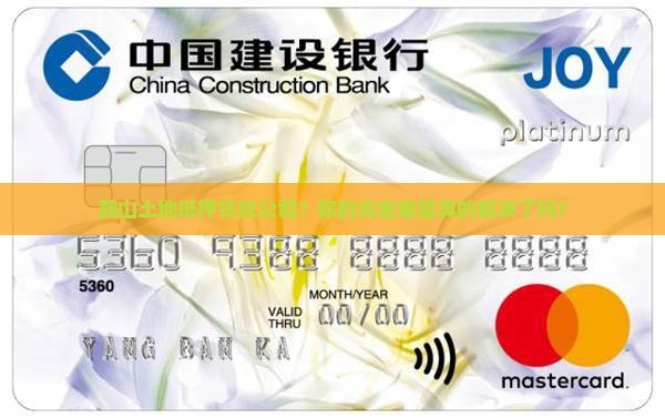 鞍山土地抵押贷款公司