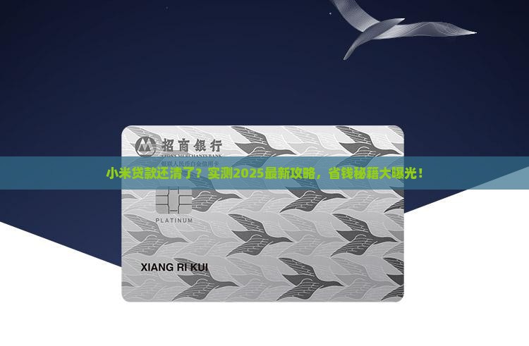 小米贷款还清了