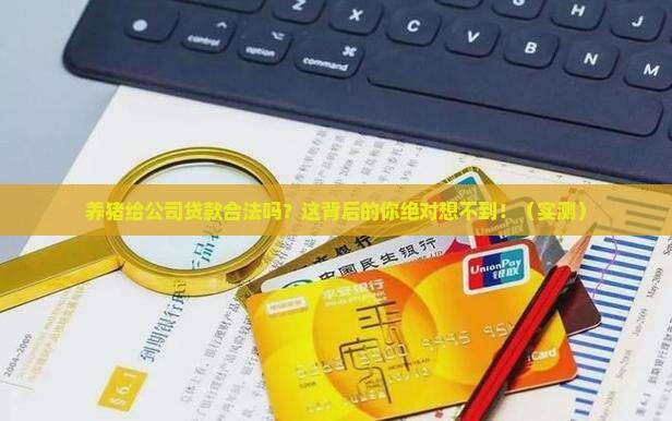 养猪给公司贷款合法吗