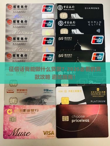 征信话我能做什么贷款呢
