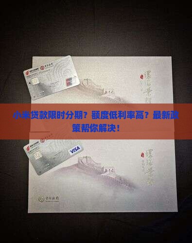 小米贷款限时分期