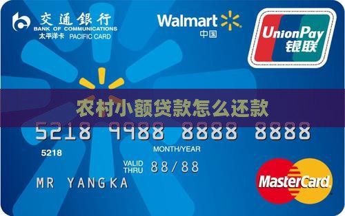 农村小额贷款怎么还款