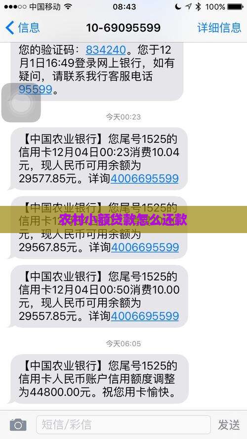 农村小额贷款怎么还款
