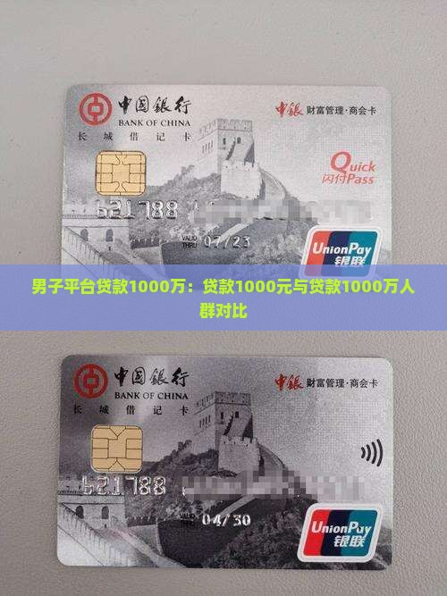 男子平台贷款1000万：贷款1000元与贷款1000万人群对比