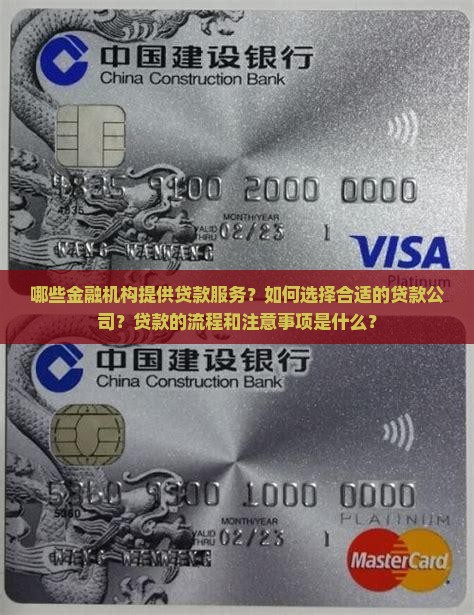 哪些金融机构提供贷款服务？如何选择合适的贷款公司？贷款的流程和注意事项是什么？