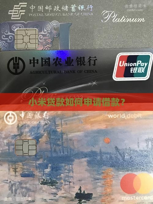小米贷款如何申请借款？