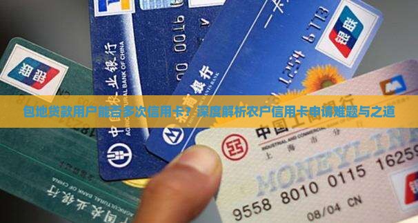 包地贷款用户能否多次信用卡？深度解析农户信用卡申请难题与之道