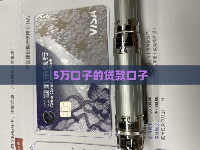 5万口子的贷款口子