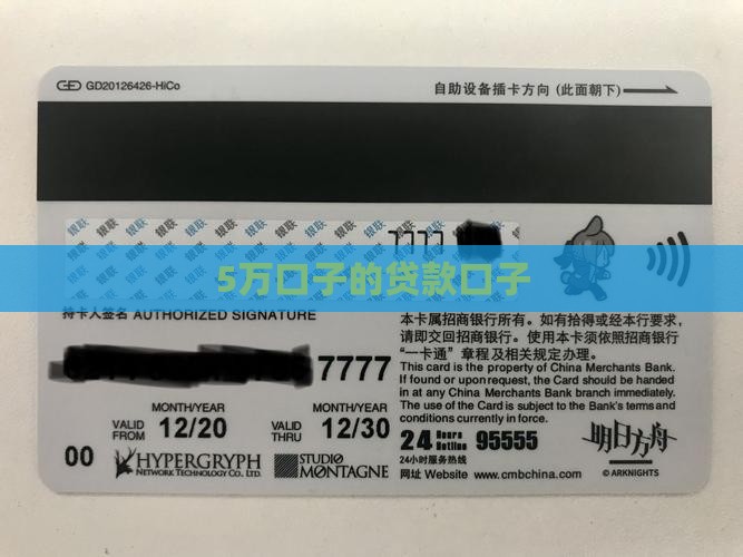 5万口子的贷款口子