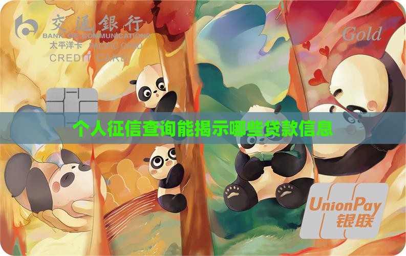 个人征信查询能揭示哪些贷款信息