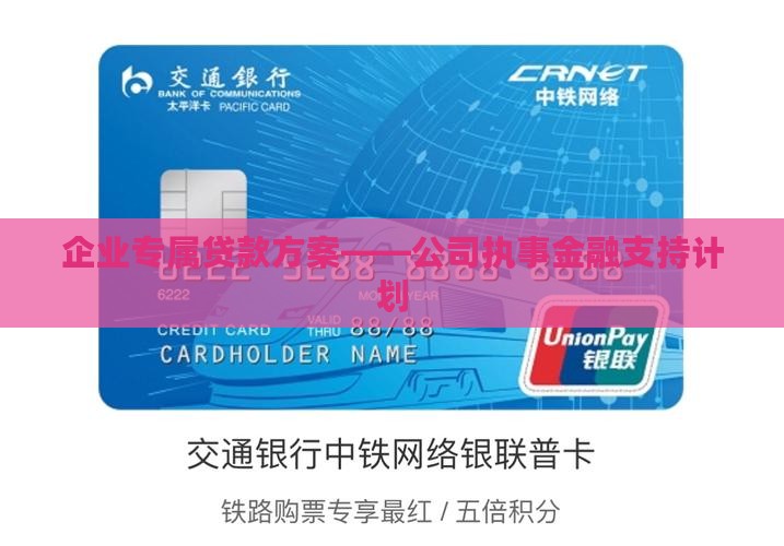 企业专属贷款方案——公司执事金融支持计划