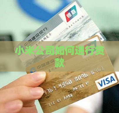 小米公司如何进行贷款
