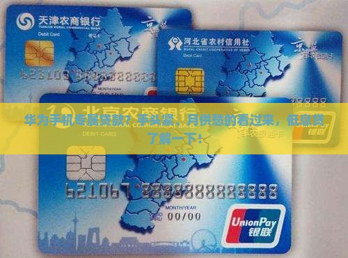 华为手机专属贷款？手头紧、月供愁的看过来，低息贷了解一下！