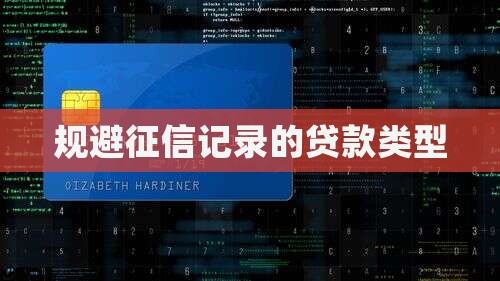 规避征信记录的贷款类型
