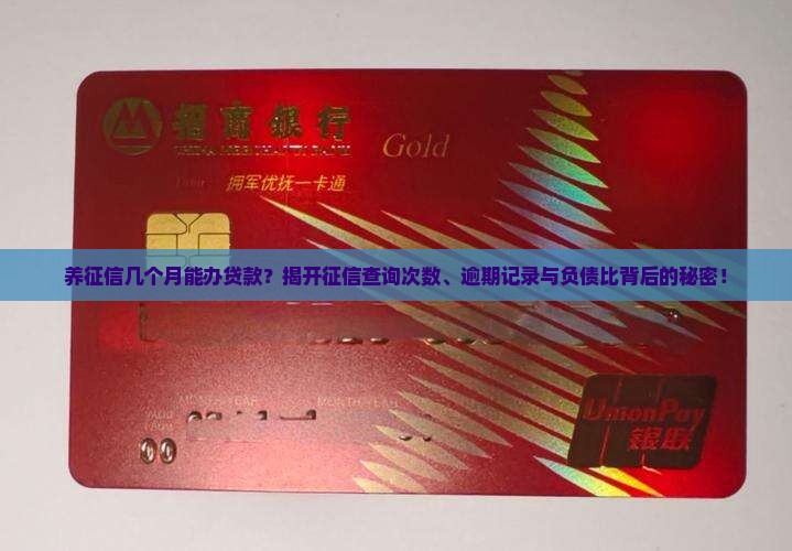 养征信几个月能办贷款？揭开征信查询次数、逾期记录与负债比背后的秘密！