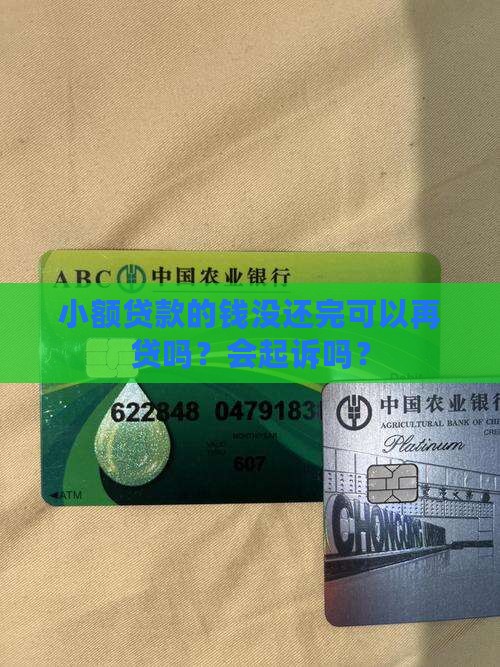 小额贷款的钱没还完可以再贷吗？会起诉吗？